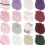 ONESING 16 Pairs Baby Mittens Newborn Mittens No Scratch 0-6 Months Warm Mittens for Newborn Baby Boys Girls